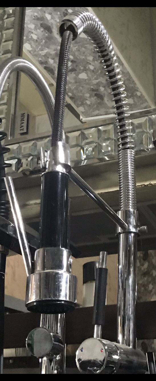 Chrome 2-Function Chain Sink Mixer - Image 2