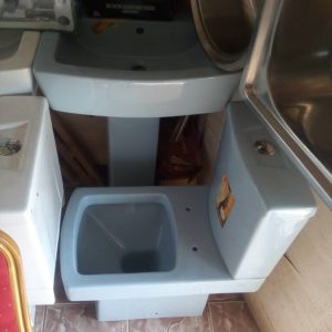 Sky Super Executive Water Closet in Blue - Model BT-CC18-3