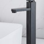 Matte Black Square Basin Mixer