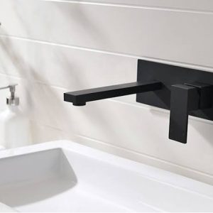 Black Concealed Basin Mixer tap