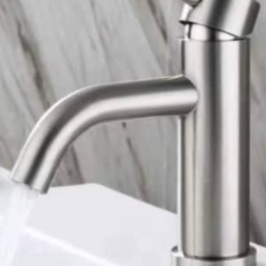 Brushed Stainless Steel Basin Mixer - Model BT-BM04