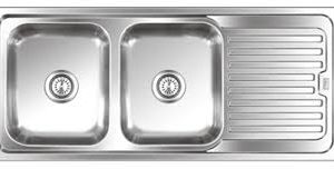 Triple Basin Double Tray Kitchen Sink - Model KS-SS11
