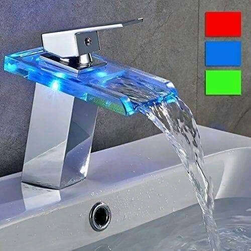 LED Light Basin Mixer - Model BT-BM18 - Image 2
