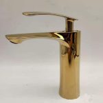 Premium Heavy-Gauge Gold Basin Mixer