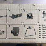 M-Mart Stainless Steel 7-Piece Bathroom Accessories Set