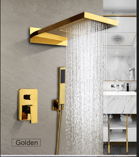 Luxury Gold Concealed Shower System