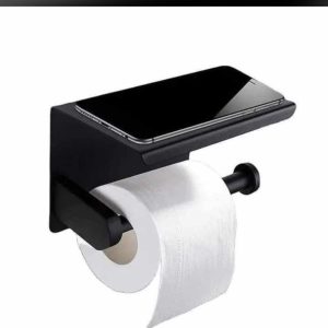 Black K03 Tissue and Phone Storage Holder