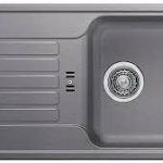 Grey Single Bowl Single Tray Acrylic Sink - Model KS-AC08