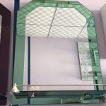 Green Curve Mirror 40x60